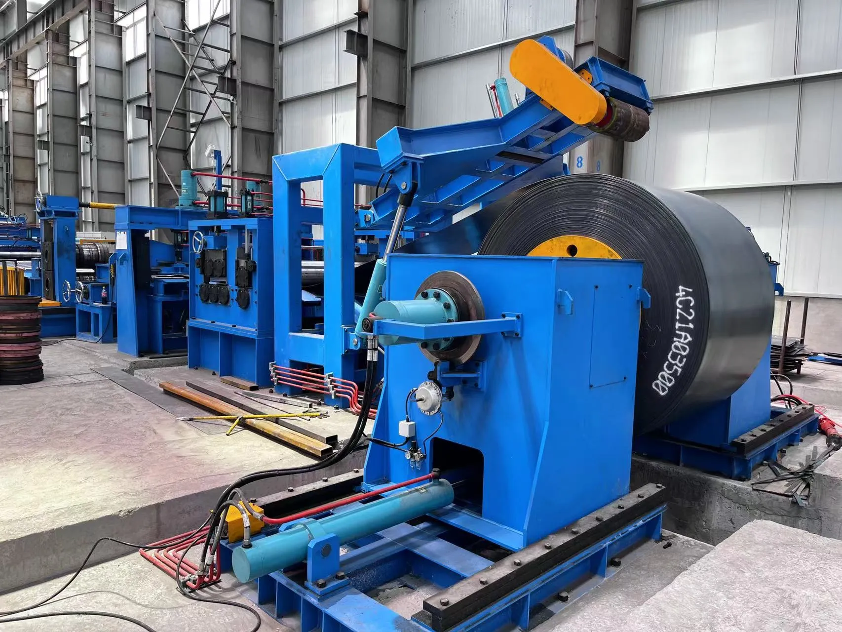 Erw pipe making machine running process flow chart