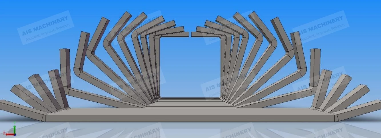 Direct Square Forming and Sizing Section