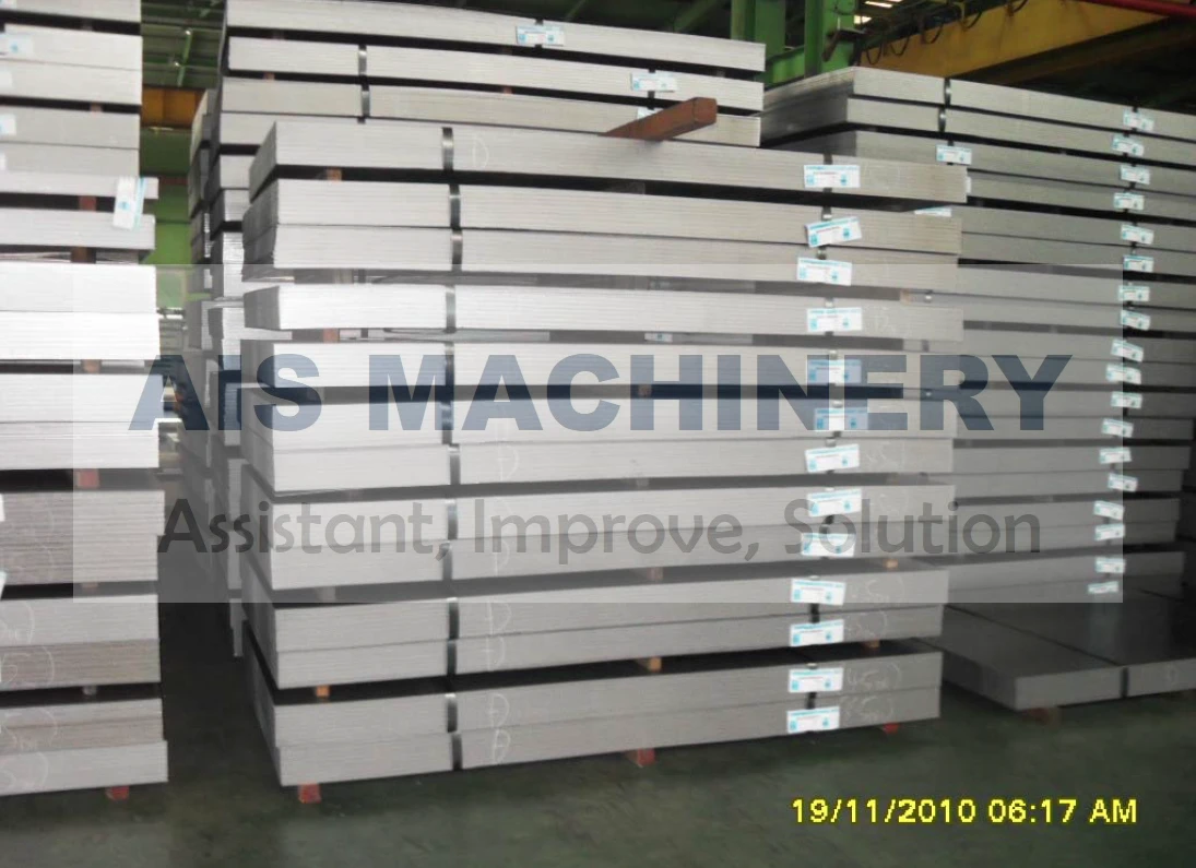Cut to Length line Flying Shear Stacker